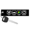 Eat Sleep JDM Repeat Key Tag