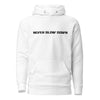 Never Slow Down | Tuner Gear - Unisex Hoodie (White)