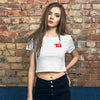 TG - Women’s Crop Tee (White)