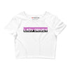 Lady Driven - Women’s Crop Tee (White)