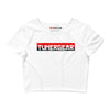 Tuner Gear Banner - Women’s Crop Tee (White)